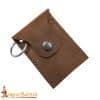 Keychain Coin Pouch – Genuine Leather – Brown