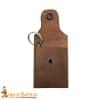 Keychain Coin Pouch – Genuine Leather – Brown