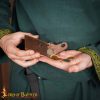 Keychain Coin Pouch – Genuine Leather – Brown