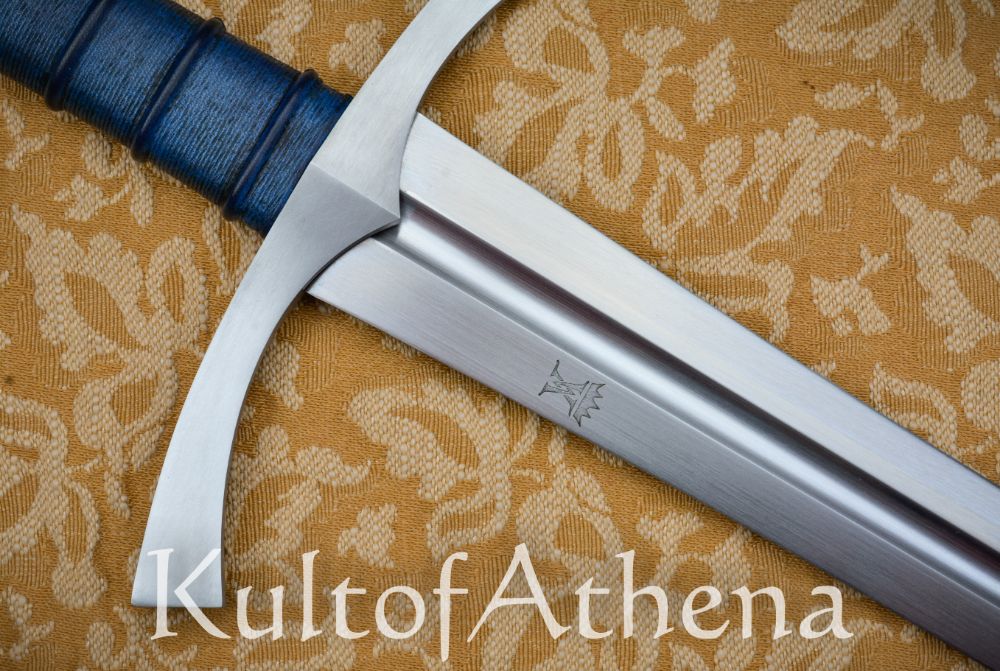 Valiant Armoury Craftsman Series - Long Leaf Blade Sword with Scabbard - Blue