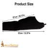 Lord of Battles - Medieval Padded Arming Chausses - Black