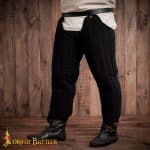 Lord of Battles - Medieval Padded Arming Chausses - Black