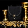Handmade Cotton Fabric Medieval Bag