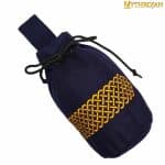 Woolen Medieval Pouch Medieval Bag with Lace design