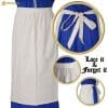 Mythrojan Medieval Ecru Apron: Ideal for Cooking Baking, Renaissance Fair, Reenactment, LARP, Cosplay Performance, Maid Costume, Retro Waist Aprons for Women, Girls, Waitress