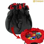 Mythrojan Ultimate Drawstring Dice Bag Multi-Section Pouch for LARP and Cosplay