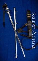Universal Swords – British 1897 Infantry Officer's Saber with Sam Browne Sword Belt