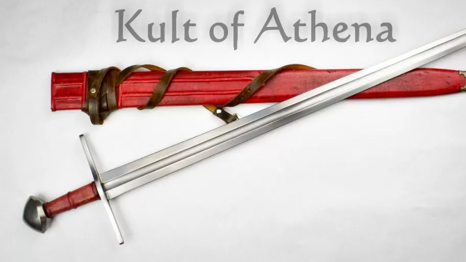 Pre-Owned Customized Del Tin Type X Medieval Sword with Custom Scabbard