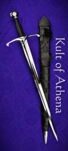 Darksword Armory - The Squire Sword with Integrated Sword Belt - Black ...