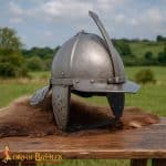 Lord of Battles - Lobster Pot Helmet - 16 Gauge Steel