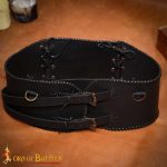 Lord of Battles - Warrior Broad Waist Belt - Black