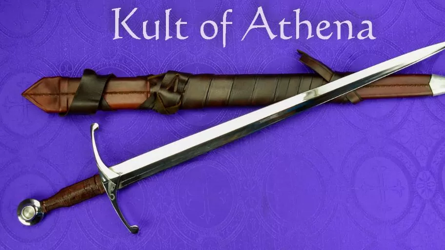 Darksword Armory - The Squire Sword with Integrated Sword Belt - Brown