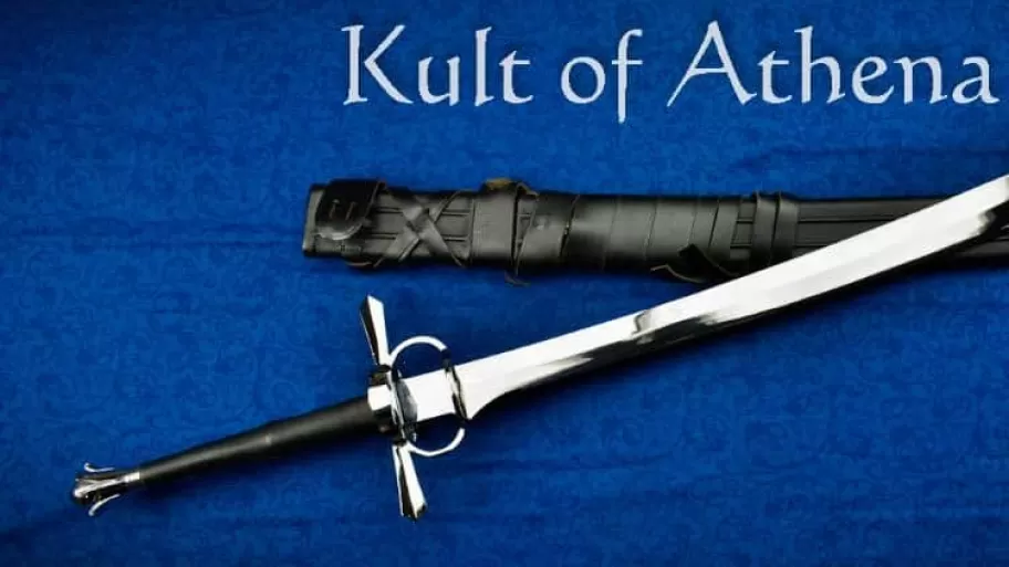 Darksword Sword Ring Hilt Swiss Saber - Black with Integrated Sword Belt